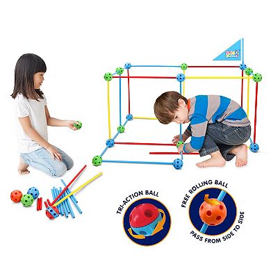 National Sporting Goods Connect N Build 79-Piece Construction Tactile Toy Set