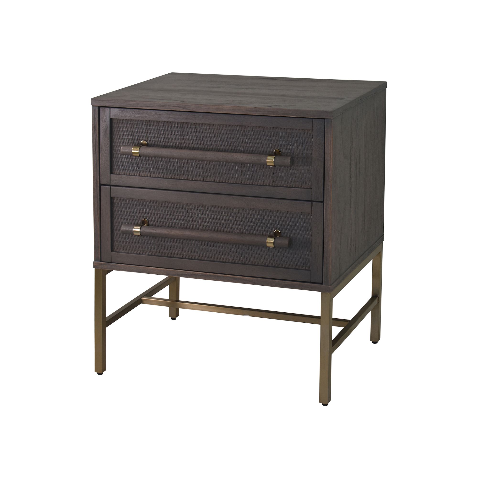 Hopper Studio Sophia 2-Drawer Nightstand, Gray