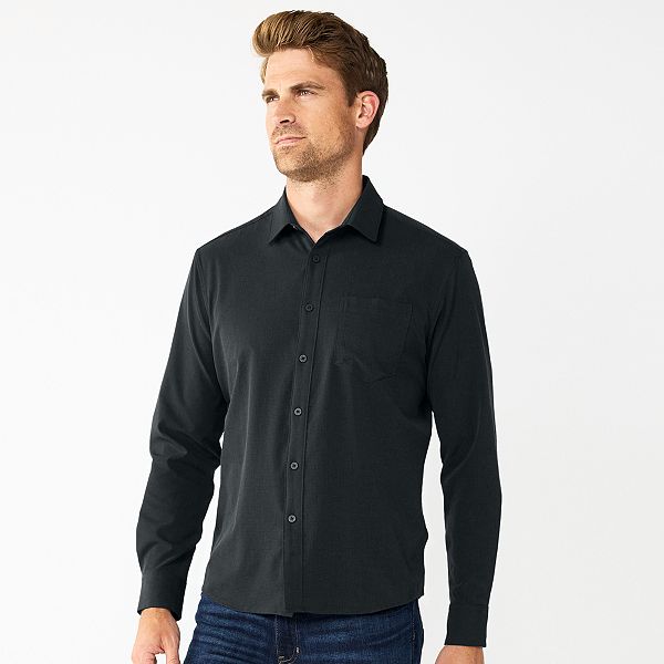 Men's Apt. 9® Standard UntuckedFit Performance ButtonDown Shirt