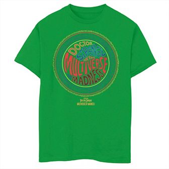 Boys 8-20 Doctor Strange Movie 2 in The Multiverse Of Madness Groovy Font Tee
