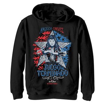 Boys 8-20 Doctor Strange Movie 2 Juego Terminado America Chavez Portrait Americana Hoodie