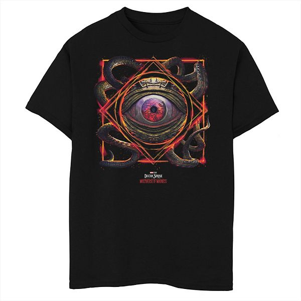 Boys 8-20 Doctor Strange Movie 2 Monster Eyeball Spell Seal Tee