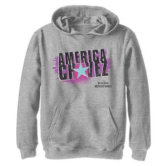 Boys 8-20 Doctor Strange Movie 2 America Chavez Spray Paint Star Hoodie