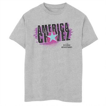 Boys 6-20 Marvel Doctor Strange 2 America Chavez Spray Paint Star Graphic Tee