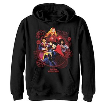 Boys 8-20 Doctor Strange Movie 2 Badge Of Heroes Group shot Hoodie