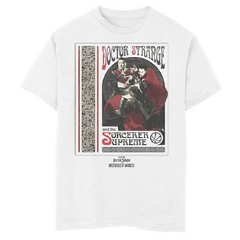 Boys 8-20 Doctor Strange Movie 2 Sorcerer Supreme Group Shot Tee