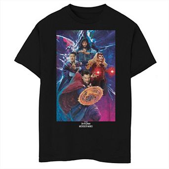 Boys 6-20 Doctor Strange Movie 2 Hero Group Shot Tee