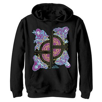 Boys 8-20 Doctor Strange Movie 2 Group Badge Hoodie