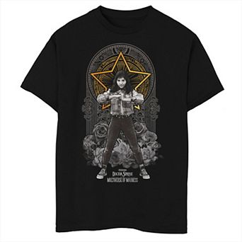 Boys 6-20 Doctor Strange Movie 2 America Chavez Portrait Multiverse Portal Tee