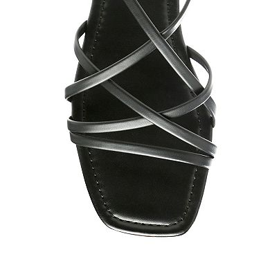 London Rag Women's Flat Strap Sandals