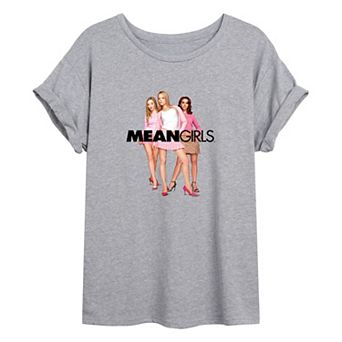 Juniors' Mean Girls Poster Oversized Tee