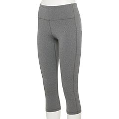 Gray pointe leggings with back pockets. Leggings - Depop