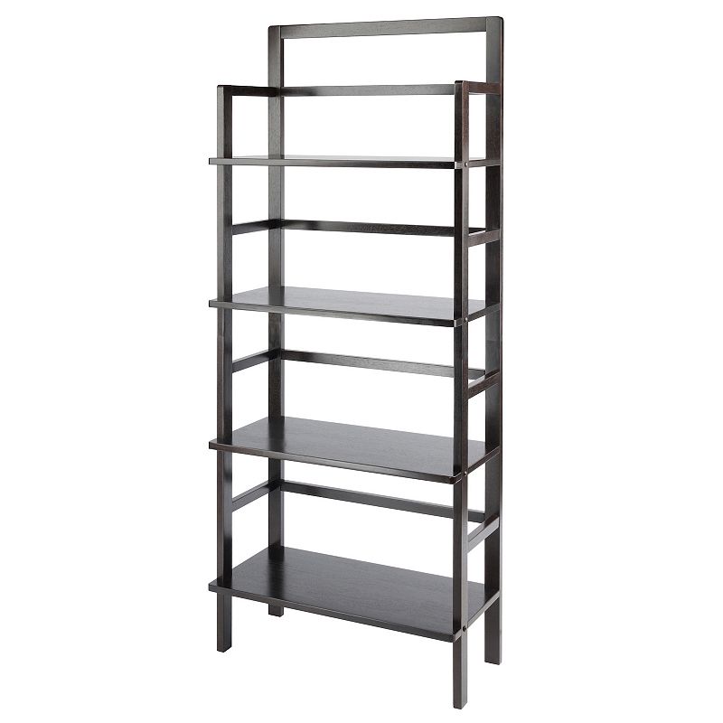 Winsome Aiden 4-Shelf Bakers Rack Bookcase, Brown