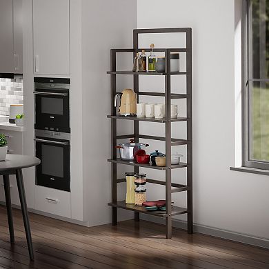 Winsome Aiden 4-Shelf Baker's Rack Bookcase