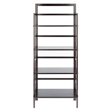 Winsome Aiden 4-Shelf Baker's Rack Bookcase