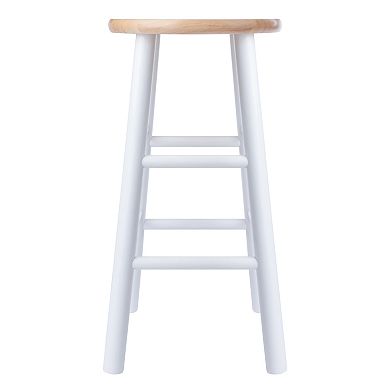 Winsome Huxton Two Tone Counter Stool 2-piece Set