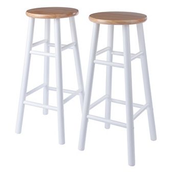 Winsome Huxton Two Tone Bar Stool 2 pc Set