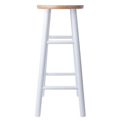 Winsome Huxton Two Tone Bar Stool 2-piece Set