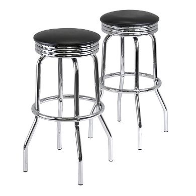 Winsome Summit Pub Table & Bar Stool 3-piece Set