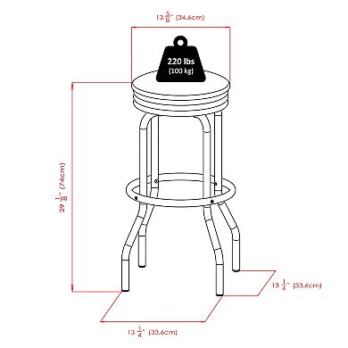 Winsome Summit Pub Table & Bar Stool 3-piece Set