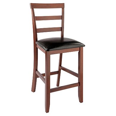 Winsome Simone Ladder Back Counter Stool 2-piece Set