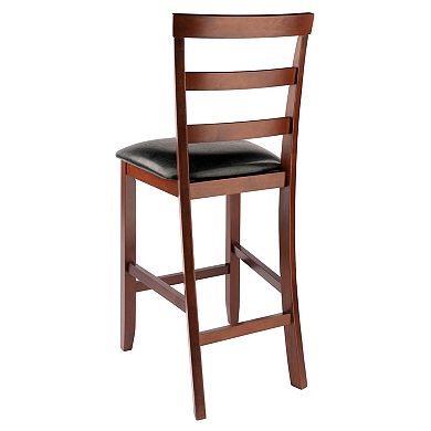 Winsome Simone Ladder Back Counter Stool 2-piece Set
