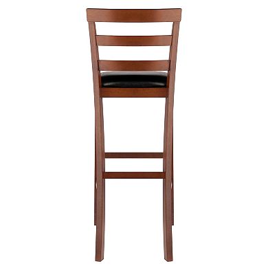 Winsome Simone Ladder Back Bar Stool 2-piece Set