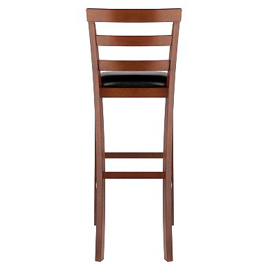 Winsome Simone Ladder Back Bar Stool 2-piece Set