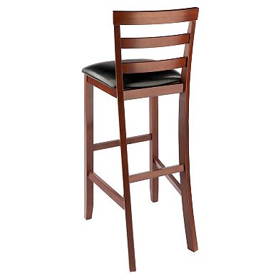 Winsome Simone Ladder Back Bar Stool 2-piece Set
