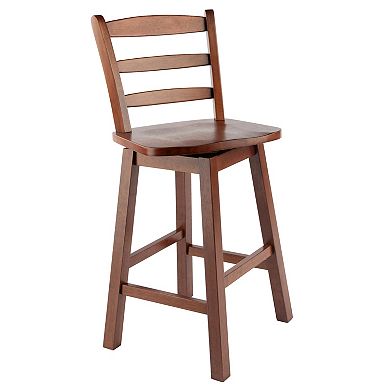 Winsome Scalera Ladder Back Counter Stool