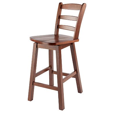 Winsome Scalera Ladder Back Counter Stool