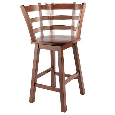 Winsome Scalera Ladder Back Counter Stool