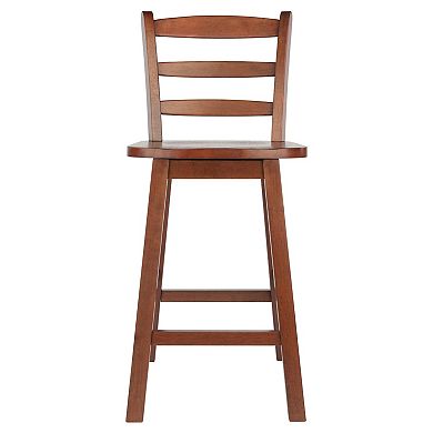 Winsome Scalera Ladder Back Counter Stool