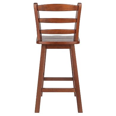 Winsome Scalera Ladder Back Counter Stool