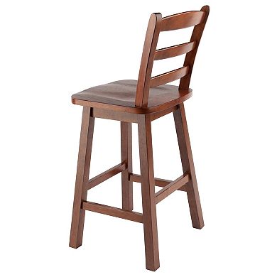 Winsome Scalera Ladder Back Counter Stool