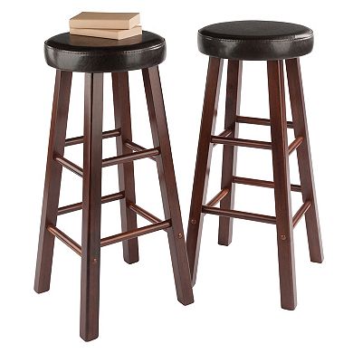 Winsome Maria Bar Stool 2-piece Set