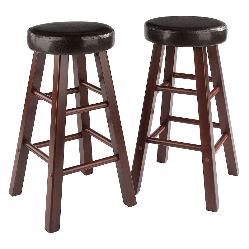 Winsome Maria Counter Stool 2-piece Set, Brown