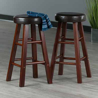 Winsome Maria Counter Stool 2-piece Set