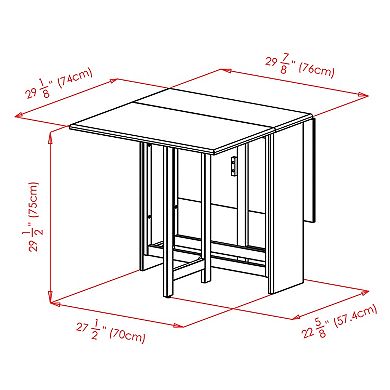 Winsome Clara Dual Drop Leaf Dining Table