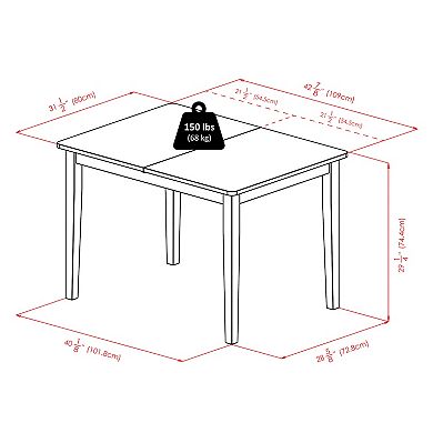 Winsome Darren Extension Dining Table