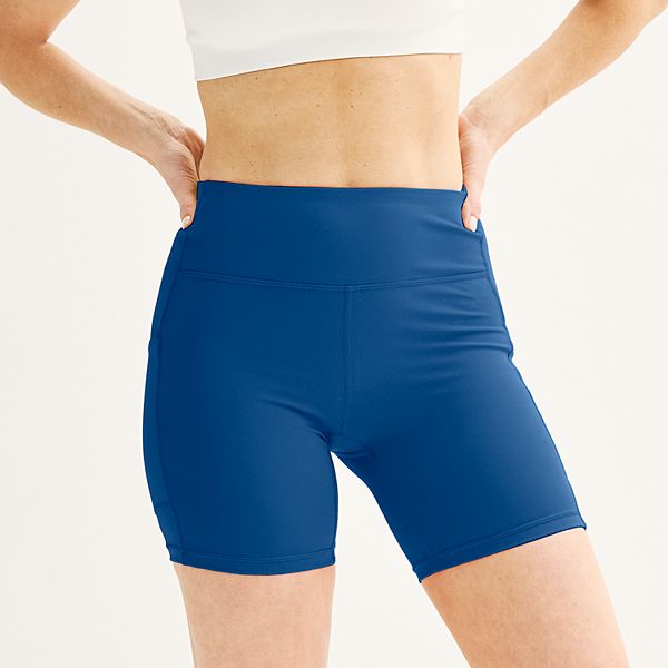 Women's Tek Gear® Ultrastretch 7-in. Bike Shorts - Blue Crayon (X SMALL)
