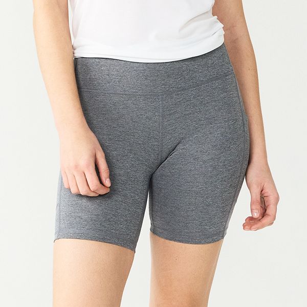 Women's Tek Gear® Ultrastretch 7-in. Bike Shorts - Charcoal Sd (SMALL)