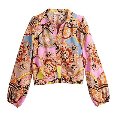 Women's INTEMPO Twist-Front Crop Shirt