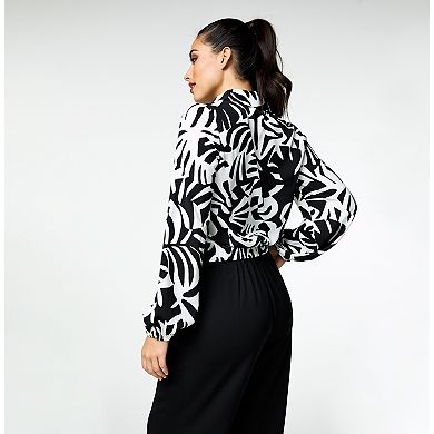 Women's INTEMPO Twist-Front Crop Shirt