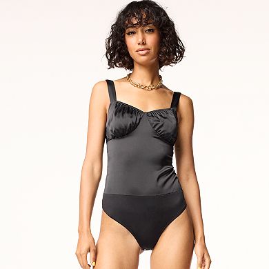 Women's INTEMPO Ruched Bustier Bodysuit