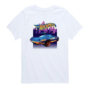 Boy's 8-20 Hot Wheels Retro Night City Tee