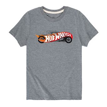 Boy's 8-20 Hot Wheels Hot Rod Logo Tee