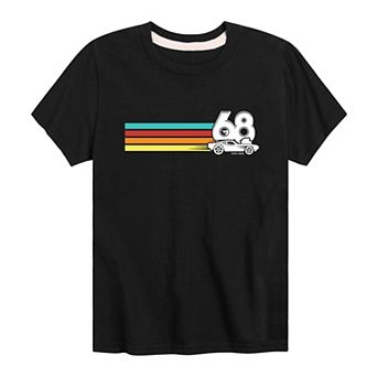 Boy's 8-20 Hot Wheels 68 Car Stripes Tee