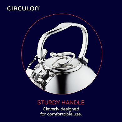 Circulon 2.3-qt. Stainless Steel Whistling Tea Kettle