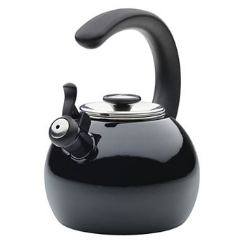 Circulon 2-qt Enamel-on-Steel Whistling Tea Kettle